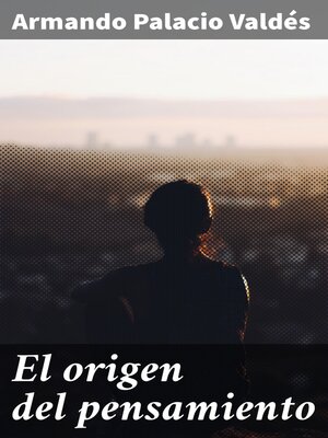 cover image of El origen del pensamiento